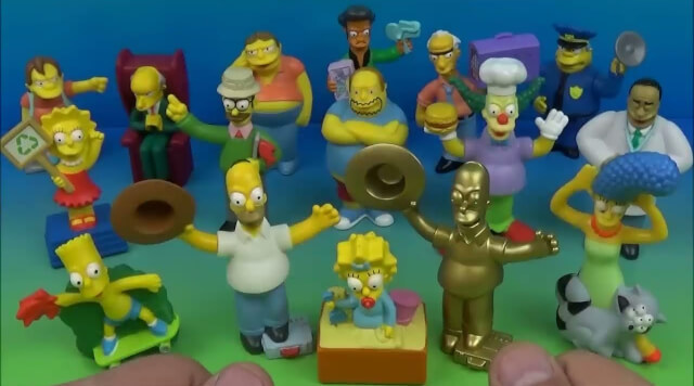 A Look Back at The Simpsons Movie Burger King Toy Collection (2007)